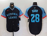 Men's Philadelphia Phillies #28 Alec Bohm Navy 2024 All Star Limited Stitched Jersey,baseball caps,new era cap wholesale,wholesale hats
